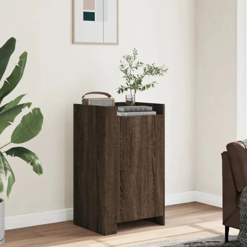 Klassiek dressoir van bewerkt hout voor een stijlvolle inrichting - bruin eikenkleur / 1 - Dressoirs & buffetkasten