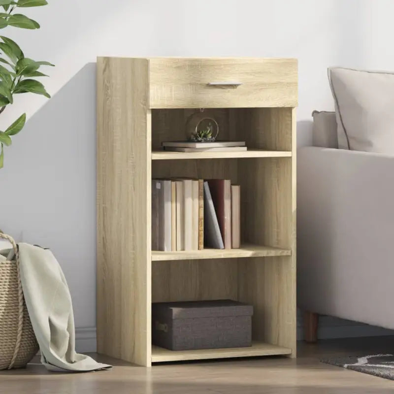 Klassiek dressoir van bewerkt hout voor een stijlvolle inrichting - Sonoma eiken / 1 - Dressoirs & buffetkasten