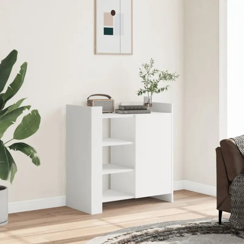 Klassiek dressoir van bewerkt hout voor huisdecoratie en praktische opberging - Wit / 1 - Dressoirs & buffetkasten
