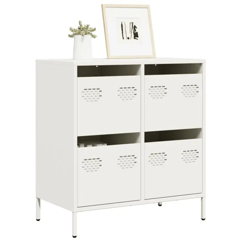 Klassiek dressoir van koudgewalst staal voor huis en kantoor - Wit / 1 / 68 cm - Dressoirs & buffetkasten