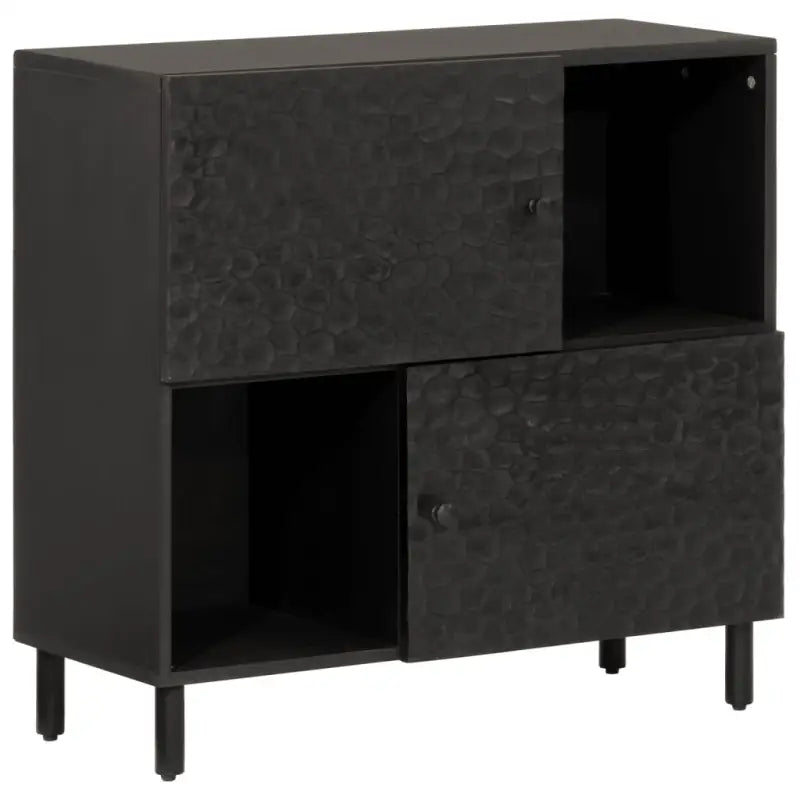 Klassiek Dressoir van Massief Acaciahout voor Tijdloze Elegantie - Zwart / 1 / massief mangohout - Dressoirs &