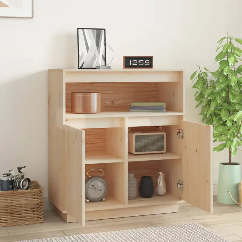 Klassiek dressoir van massief grenenhout met rustieke uitstraling - Dressoirs & buffetkasten