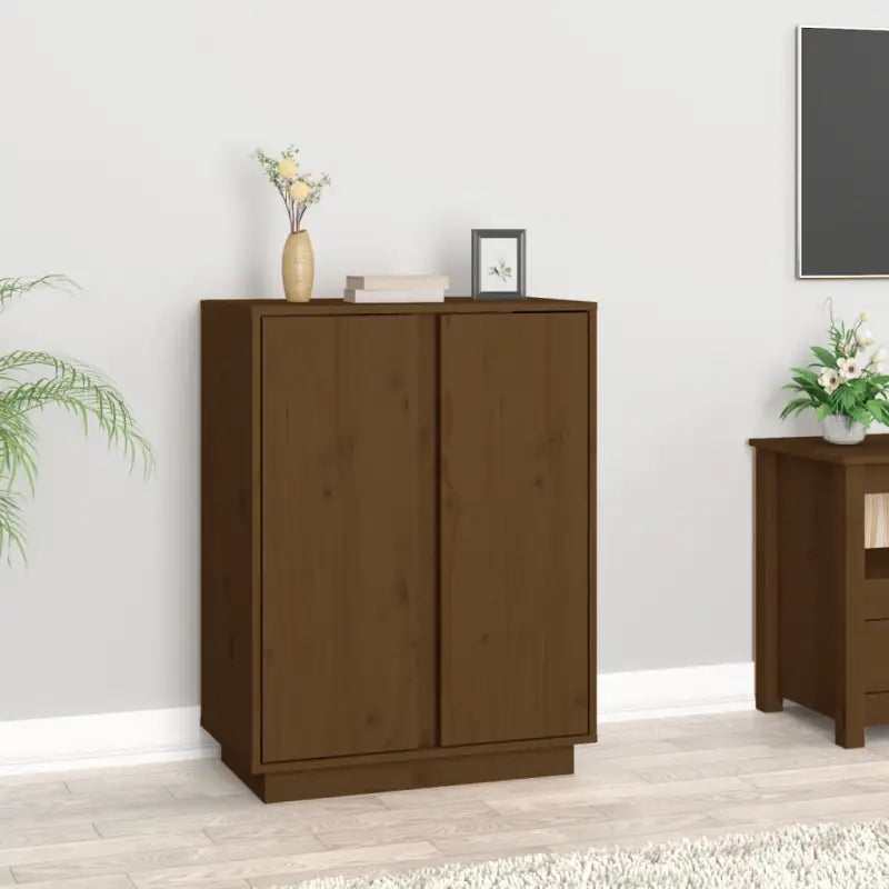 Klassiek dressoir van massief grenenhout voor een tijdloze uitstraling - Honingbruin / 1 - Dressoirs & buffetkasten