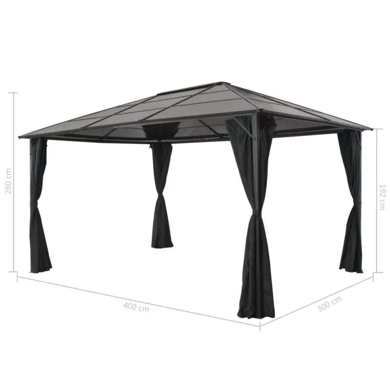 Klassiek en elegant partytent met gordijnen voor buitenactiviteiten - Partytenten & prieëlen