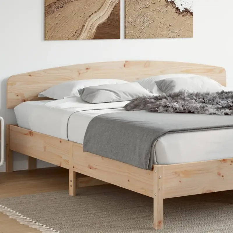 Klassiek hoofdbord van massief grenenhout voor elke slaapkamer - Naturel / 200 cm / 1 - Hoofdborden en voetborden