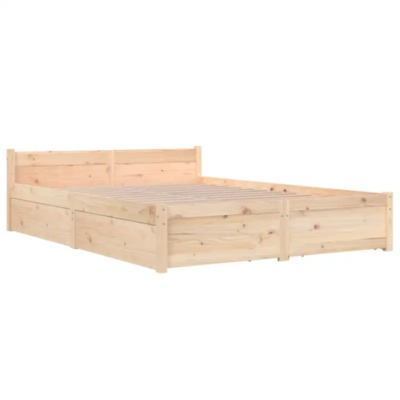 Klassiek houten bed van massief grenenhout met levering bevat - Bedden & bedframes