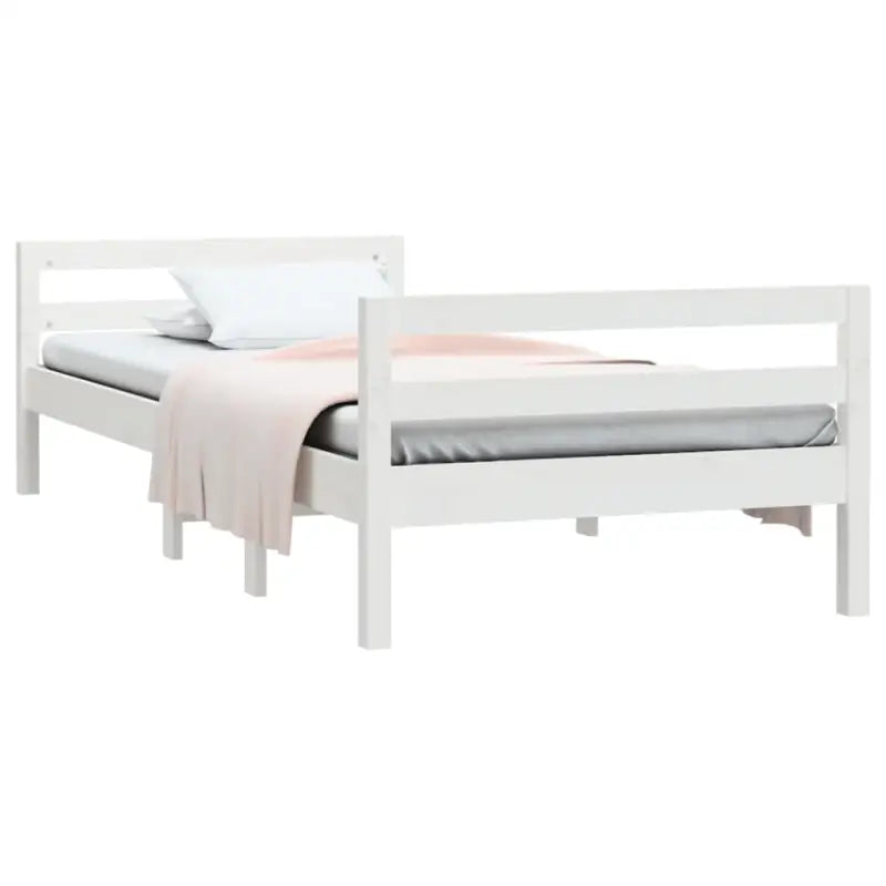Klassiek houten bedframe van massief grenenhout voor een stijlvolle slaapkamer - Bedden & bedframes