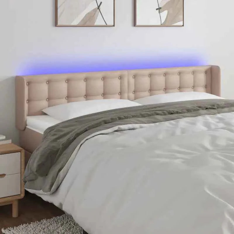 Klassiek LED Hoofdbord 147x16x118 met Kunstleer voor Slaapkamer