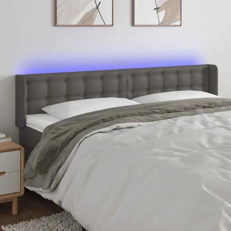 Klassiek LED Hoofdbord 147x16x118 met Kunstleer voor Slaapkamer