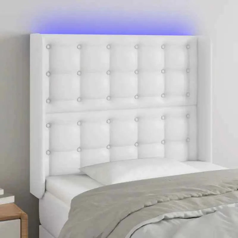 Klassiek LED Hoofdbord 147x16x118 met Kunstleer voor Slaapkamer