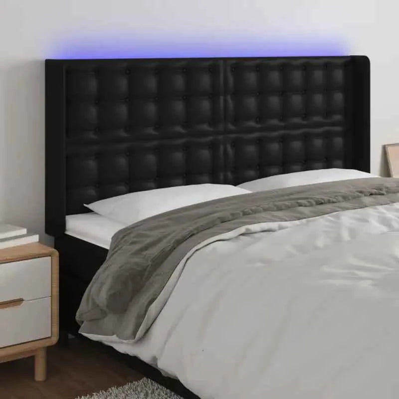 Klassiek LED Hoofdbord 147x16x118 met Kunstleer voor Slaapkamer