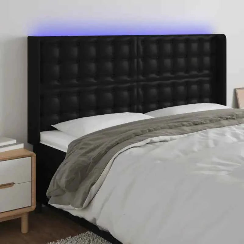 Klassiek LED Hoofdbord 147x16x118 met Kunstleer voor Slaapkamer