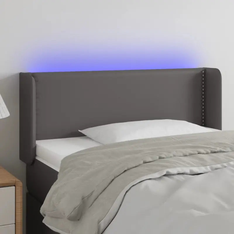 Klassiek LED Hoofdbord voor een Modern en Elegant Slaapkamer Designe - Grijs / 103 x 16 x 78/88 cm / 1 - Hoofdborden