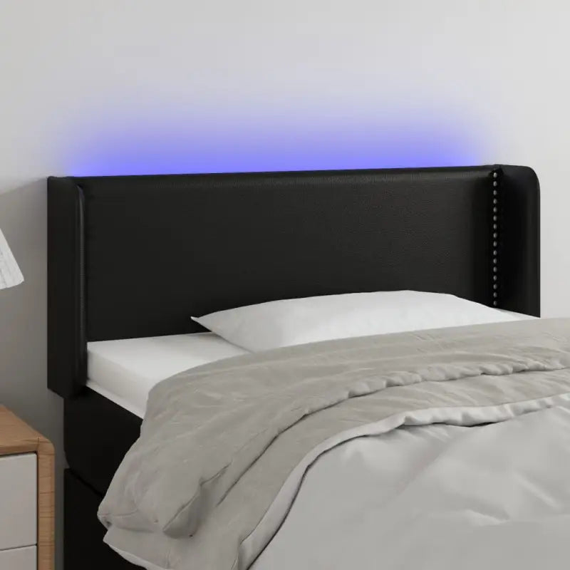 Klassiek LED Hoofdbord voor een Modern en Elegant Slaapkamer Designe - Zwart / 83 x 16 x 78/88 cm / 1 - Hoofdborden