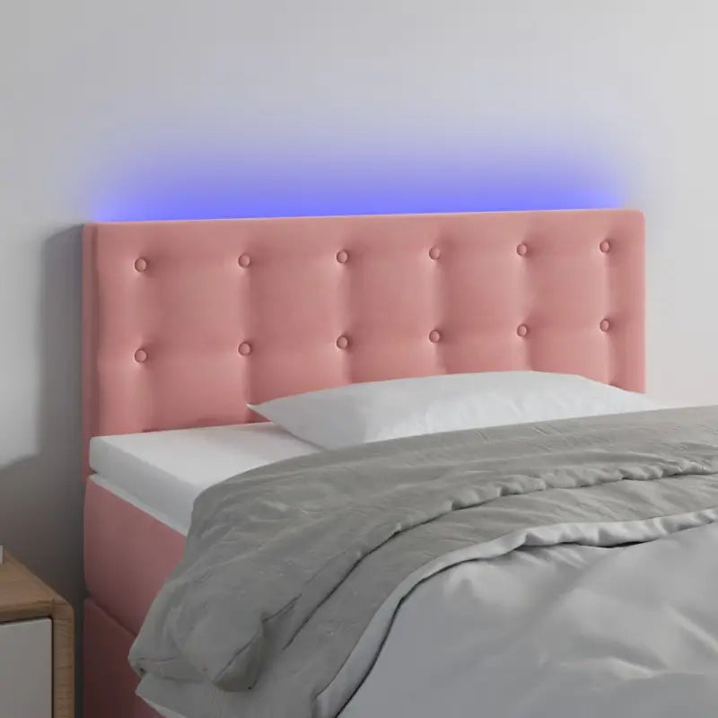 Klassiek LED Hoofdbord voor een Modern Slaapkamergevoel - Roze / 80 x 5 x 78/88 cm / 1 - Hoofdborden en voetborden