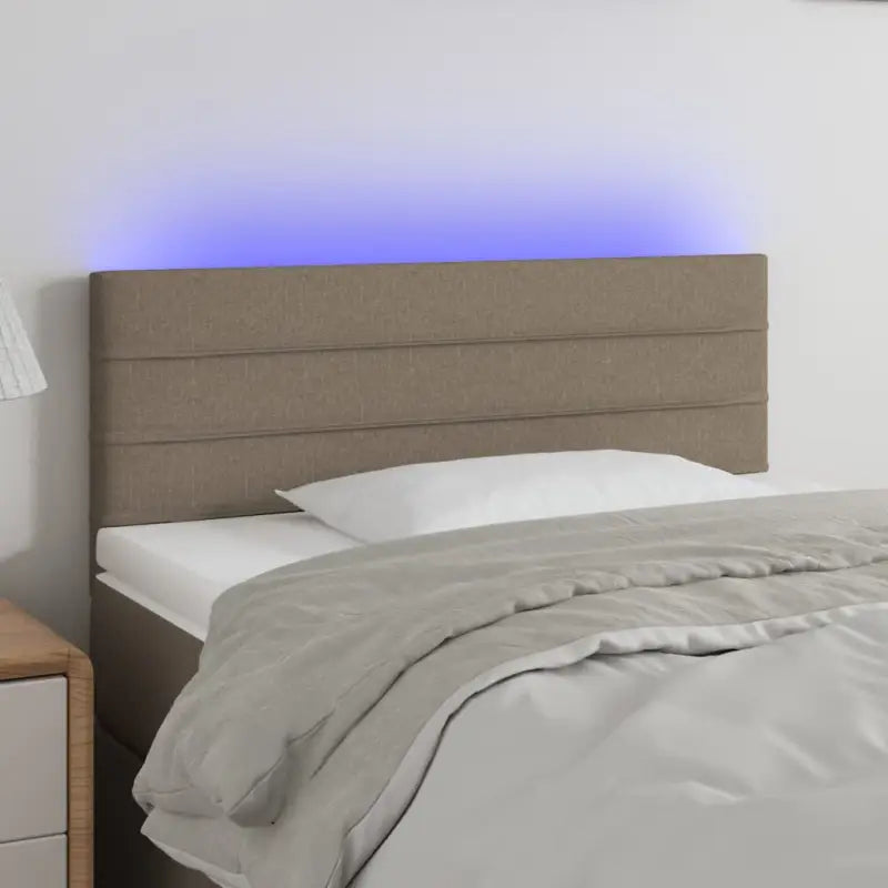 Klassiek LED Hoofdbord voor een moderne slaapkamer uitstraling - Taupe / 90 x 5 x 78/88 cm / 1 - Hoofdborden