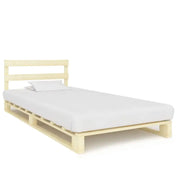 Klassiek palletbed gemaakt van massief grenenhout voor elke slaapkamer - Bedden & bedframes
