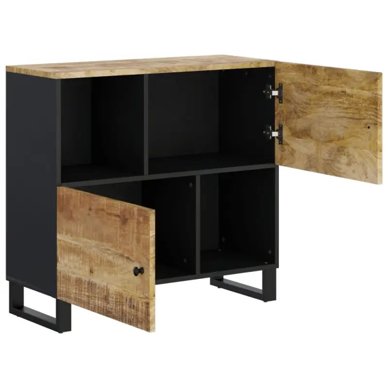 Klassieke dressoir van massief mangohout met ijzeren poten - Dressoirs & buffetkasten