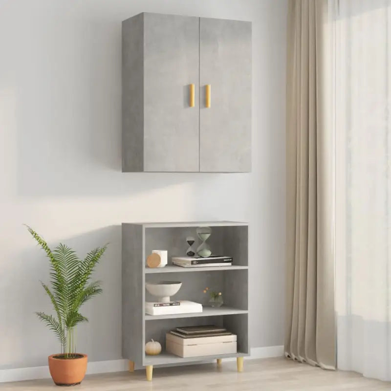 Klassieke hangkast van bewerkt hout met ruimtebesparend ontwerp - Dressoirs & buffetkasten