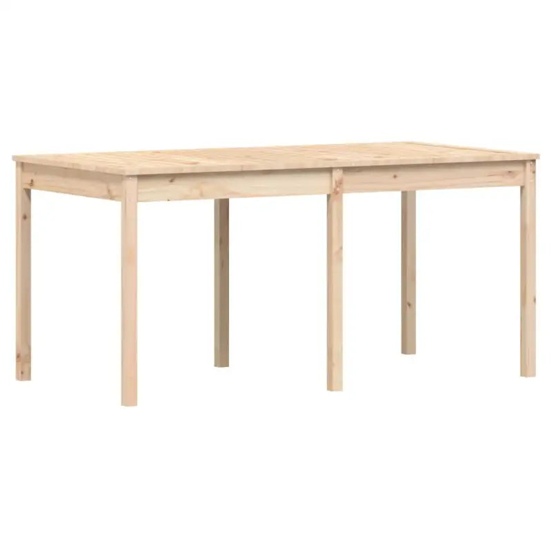 Klassieke houten tuinset van massief grenenhout met stevig tafelblad - Tuinsets