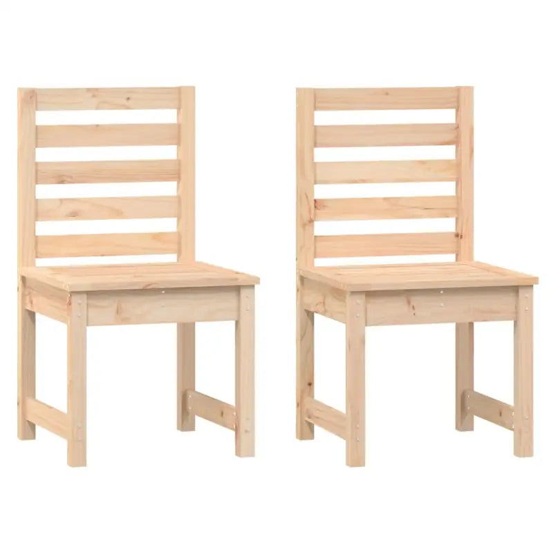 Klassieke houten tuinset van massief grenenhout met stevig tafelblad - Tuinsets