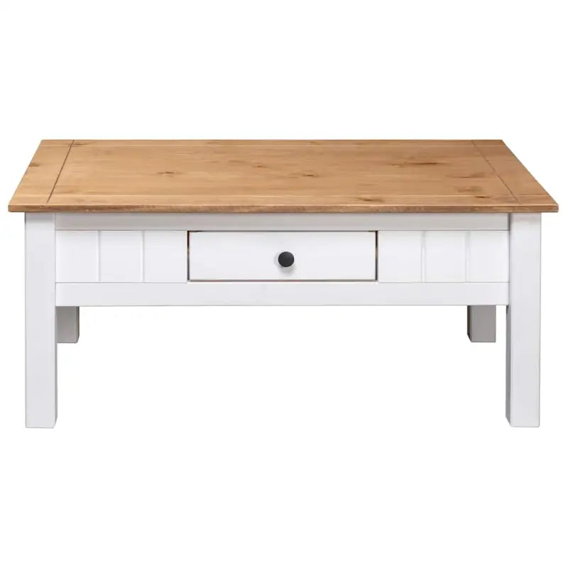Klassieke salontafel van massief grenenhout voor een tijdloos interieur - Salontafels
