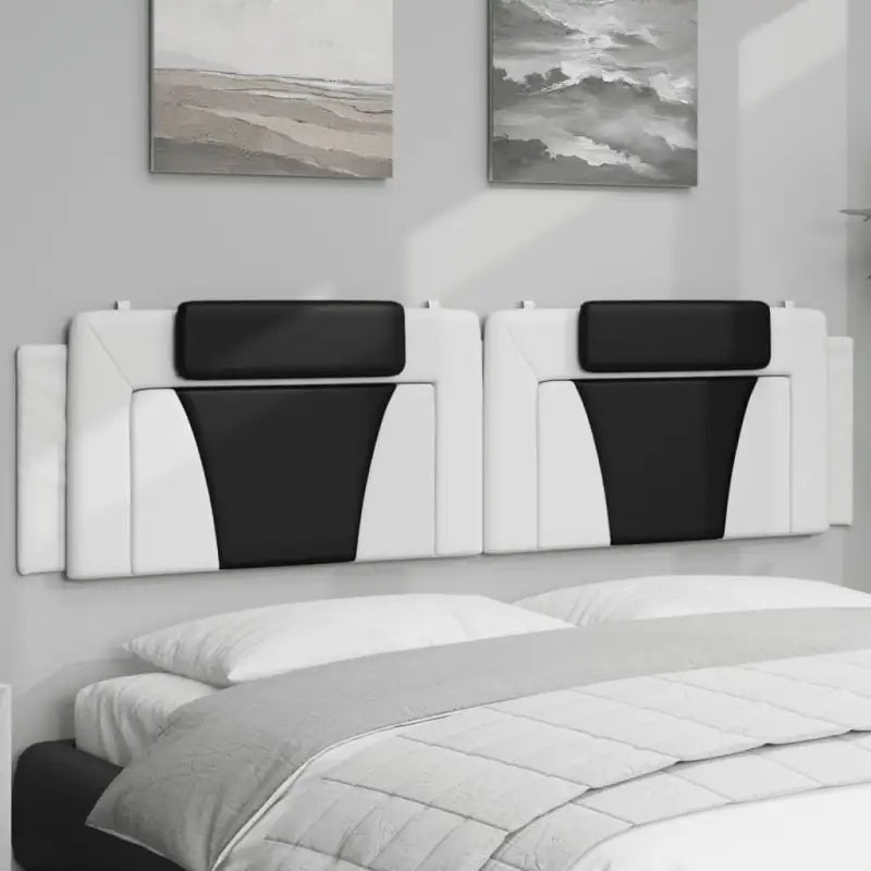 Klassieke schoonheid Hoofdborden en Voetborden voor een stijlvolle slaapkamer - Wit en zwart / 200 cm / 1 - Hoofdborden