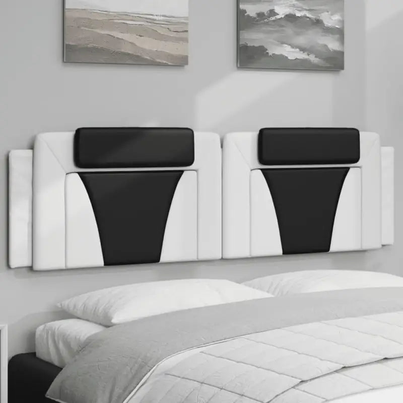 Klassieke schoonheid Hoofdborden en Voetborden voor een stijlvolle slaapkamer - Wit en zwart / 180 cm / 1 - Hoofdborden