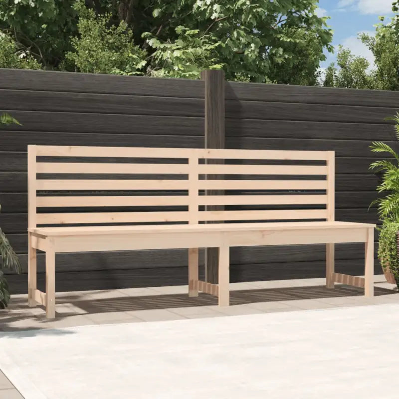 Klassieke tuinbank van massief Douglashout met gelat ontwerp - Natuurlijk grenenhout / 201.5 x 48 x 91.5 cm / 1