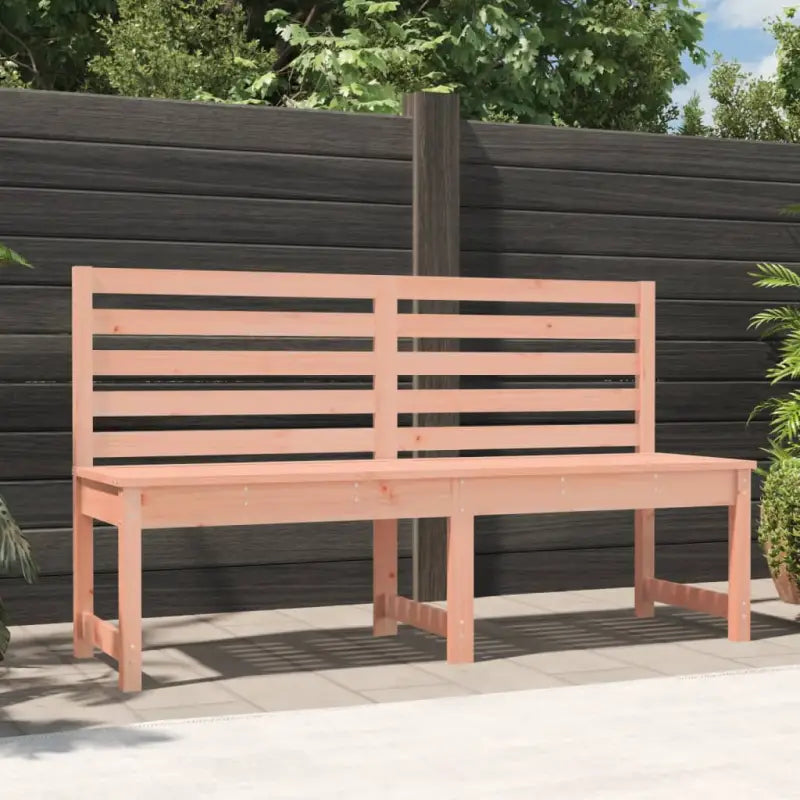 Klassieke tuinbank van massief Douglashout met gelat ontwerp - Natuurlijk douglashout / 157.5 x 48 x 91.5 cm / 1