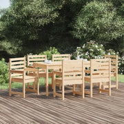Klassieke tuinset van massief grenenhout met stevig tafelblad - Tuinsets