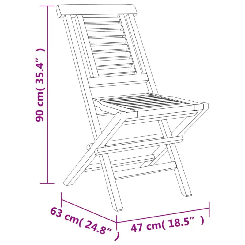 Klassieke tuinset van massief teakhout voor een comfortabele ervaring - Tuinsets