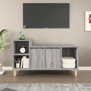 Klassieke Tv-meubel van bewerkt hout in grijs sonoma stijl - Tv-meubels