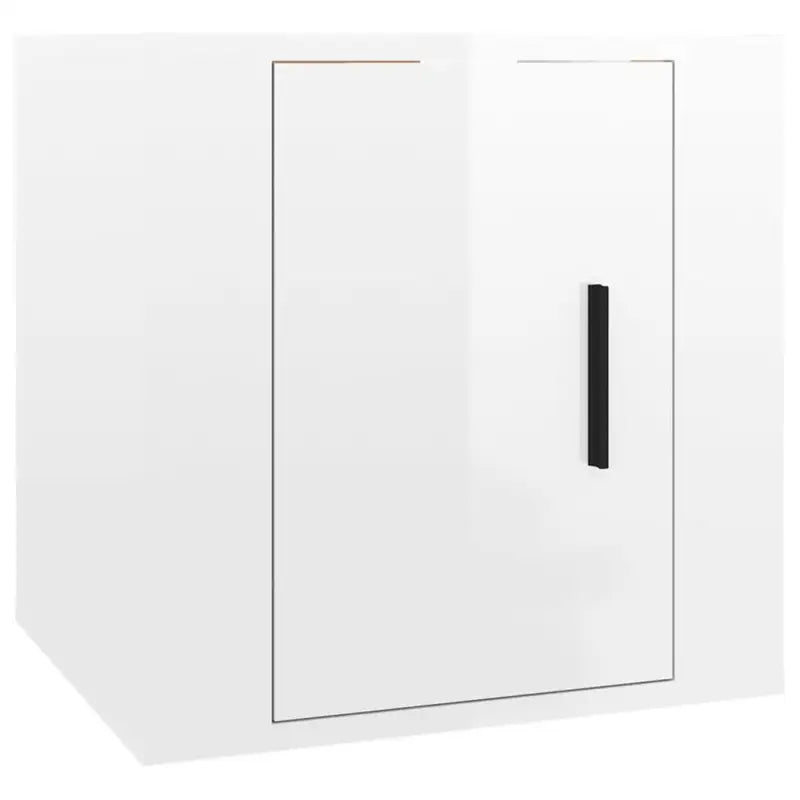 Klassieke Tv-meubels in bewerkt hout met hoogglans wit design - Hoogglans wit / 2 - Tv-meubels