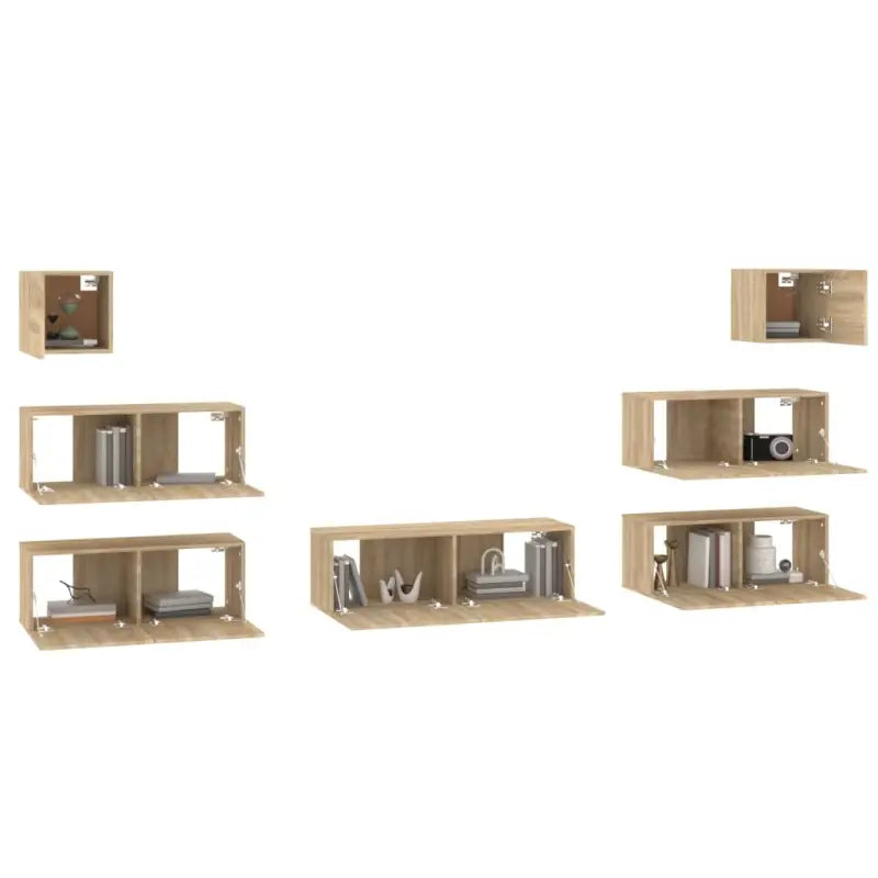 Klassieke Tv-meubels van bewerkt hout met trendy en praktische design - Tv-meubels