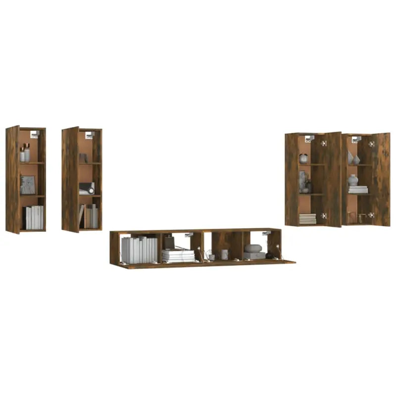 Klassieke TV-meubels van bewerkt hout met trendy en praktische design - Tv-meubels