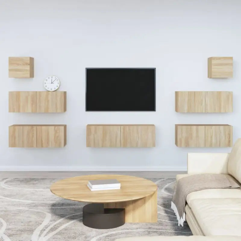 Klassieke Tv-meubels van bewerkt hout met trendy en praktische design - Tv-meubels
