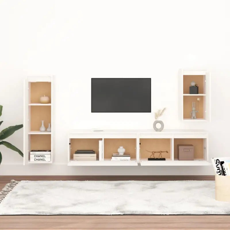 Klassieke Tv-meubels van massief grenenhout voor een stijlvolle kamer - Tv-meubels