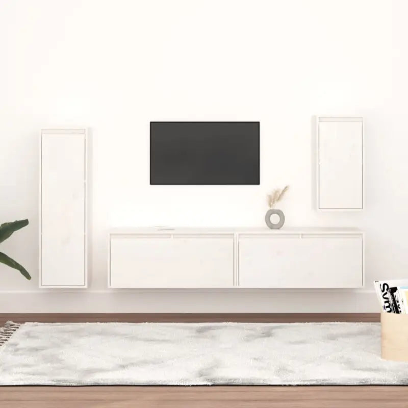 Klassieke Tv-meubels van massief grenenhout voor een stijlvolle kamer - Tv-meubels
