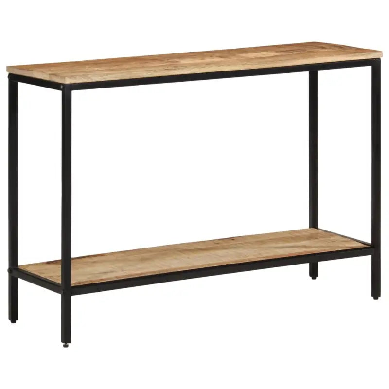 Klassieke wandtafel van massief mangohout voor in huis - 1 / 100 cm / 1 schap - Bijzettafels