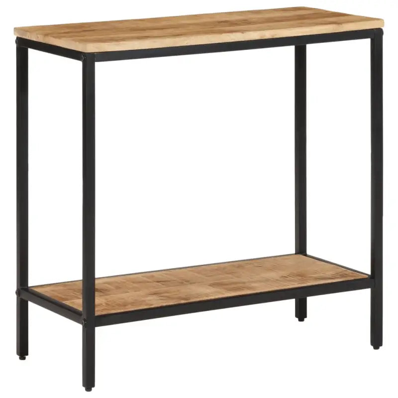 Klassieke wandtafel van massief mangohout voor in huis - 1 / 70 cm / 1 schap - Bijzettafels