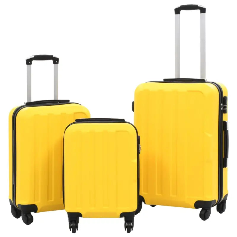 Koffers met levering bevat voor zakelijk en vakantiekoffers - Geel / 1 / 4 - Koffers