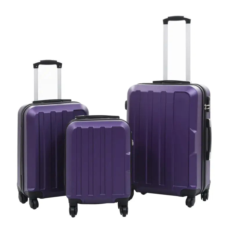 Koffers met levering bevat voor zakelijk en vakantiekoffers - Paars / 1 / 4 - Koffers