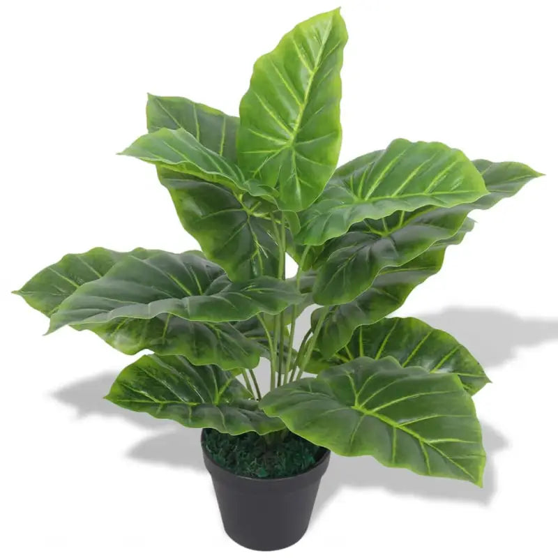 Kunst yucca plant voor een groene touch in je interieur - Groen / 1 / Taro/45 cm - Kunstplanten