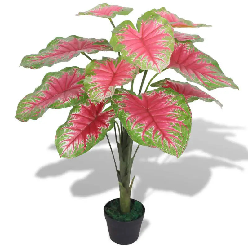 Kunst yucca plant voor een groene touch in je interieur - Groen / 1 / caladium / 85 cm - Kunstplanten