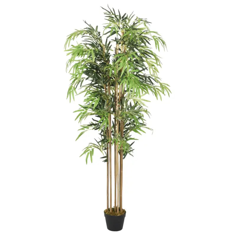 Kunstbamboe plant met kunststof pot voor huis en kantoor decoratie - 150 cm (rond) / 1 - Kunstplanten