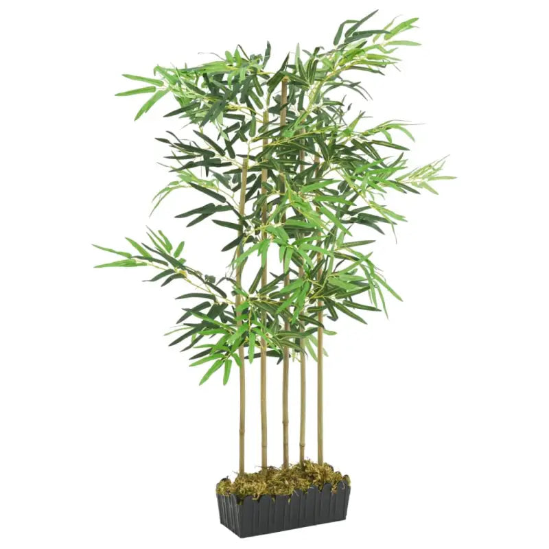 Kunstbamboe plant met kunststof pot voor huis en kantoor decoratie - 120 cm (rechthoekig) / 1 - Kunstplanten