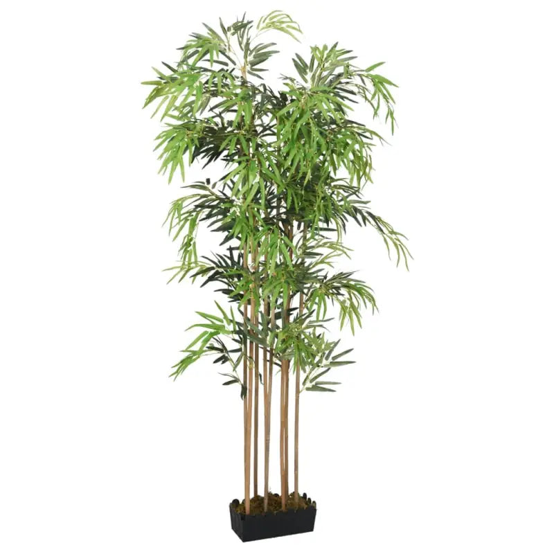 Kunstbamboe plant met kunststof pot voor huis en kantoor decoratie - 150 cm (rechthoekig) / 1 - Kunstplanten