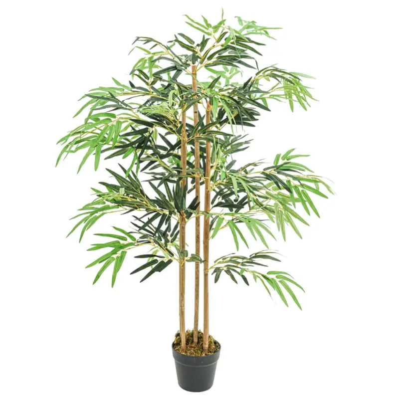 Kunstbamboe plant met kunststof pot voor huis en kantoor decoratie - 120 cm (rond) / 1 - Kunstplanten