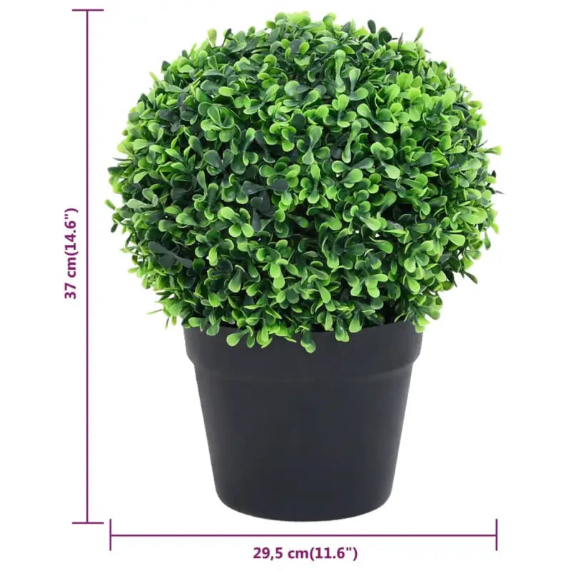 Kunstbuxus bolvorm voor binnen en buiten een stijlvolle groene toevoeging - Kunstplanten